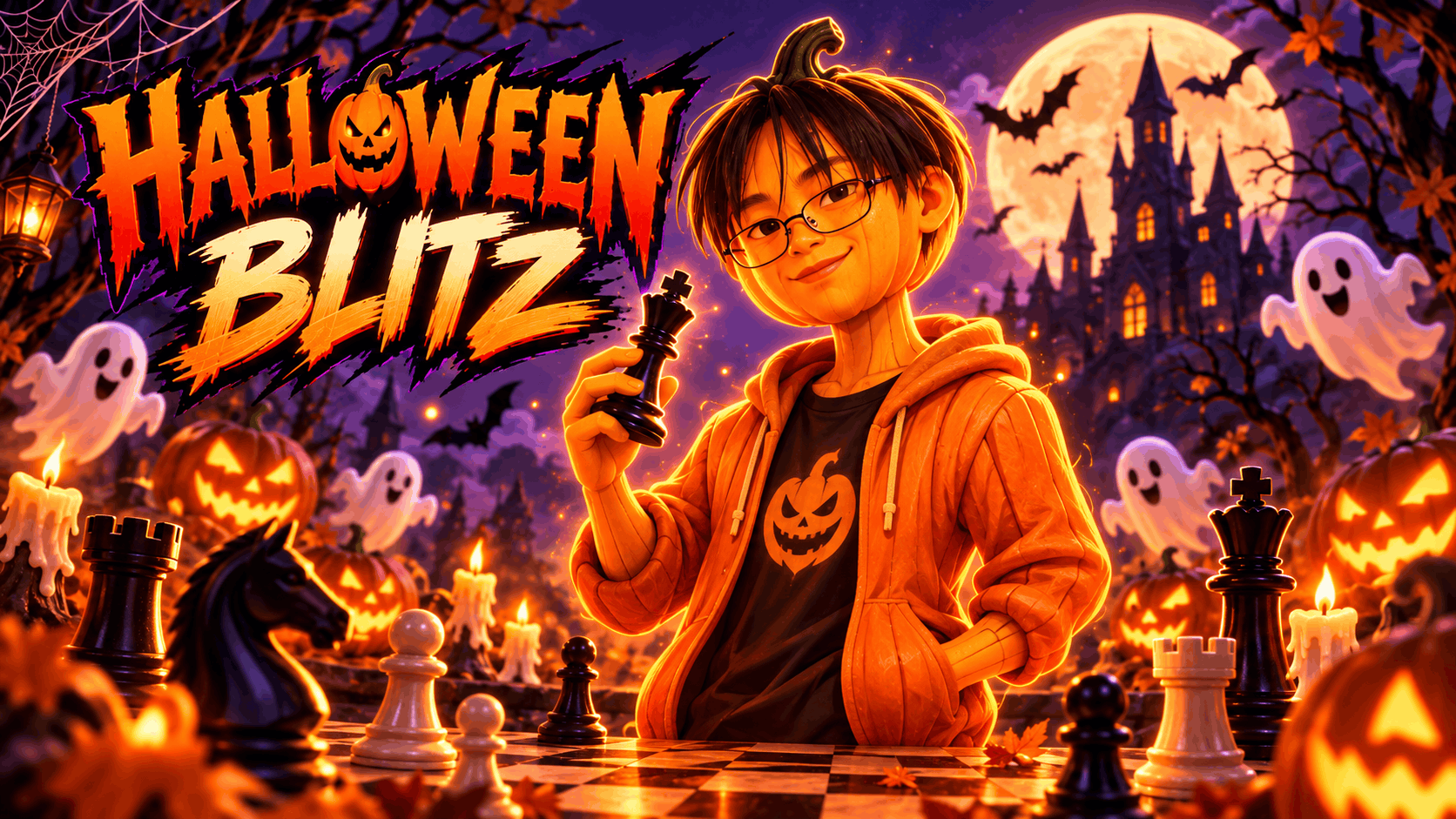 Featuring an escape room, a blitz tournament, and a cosutme contest!